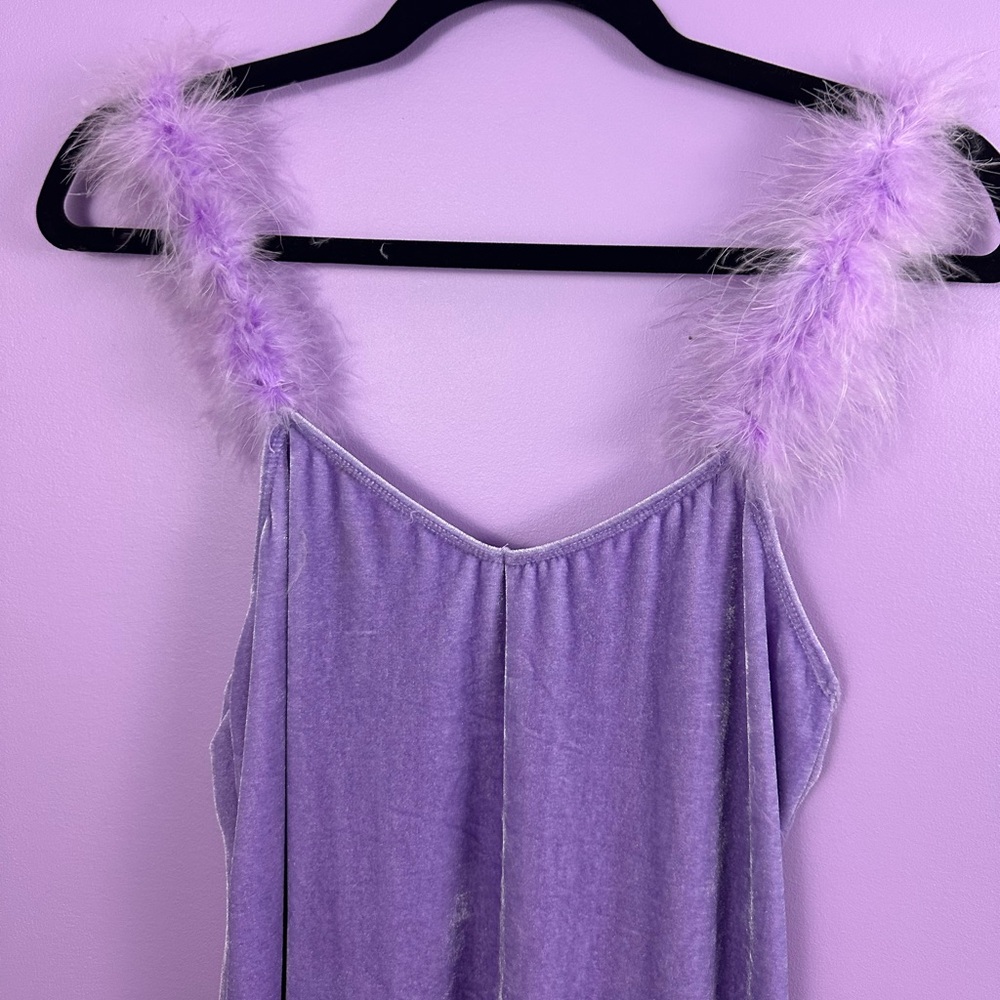 sugar thrillz marabou dress